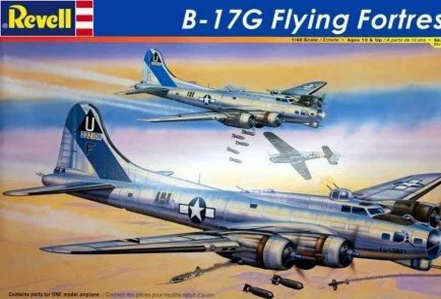 Plastic Aircraft Models * | Revell 1/48 B17-G Flying Fortress 15600 Plastic Model Kit