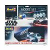 Plastic Civilian Vehicles * | Revell 1/57 Star Wars Darth Vader'S Tie Fighter Starter Kit Plastic Model Kit 66780