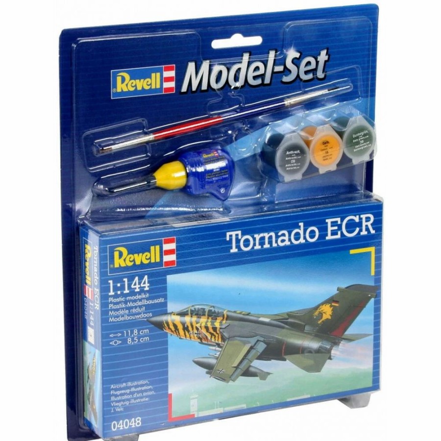 Plastic Aircraft Models * | Revell 1/144 Model Set Tornado Ecr 64048 Plastic Model Kit