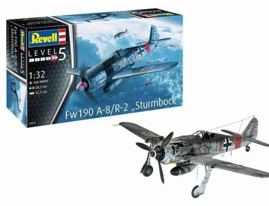 Plastic Aircraft Models * | Revell 1/32 Fw190 A-8 "Sturmbock" 03874 Plastic Model Kit