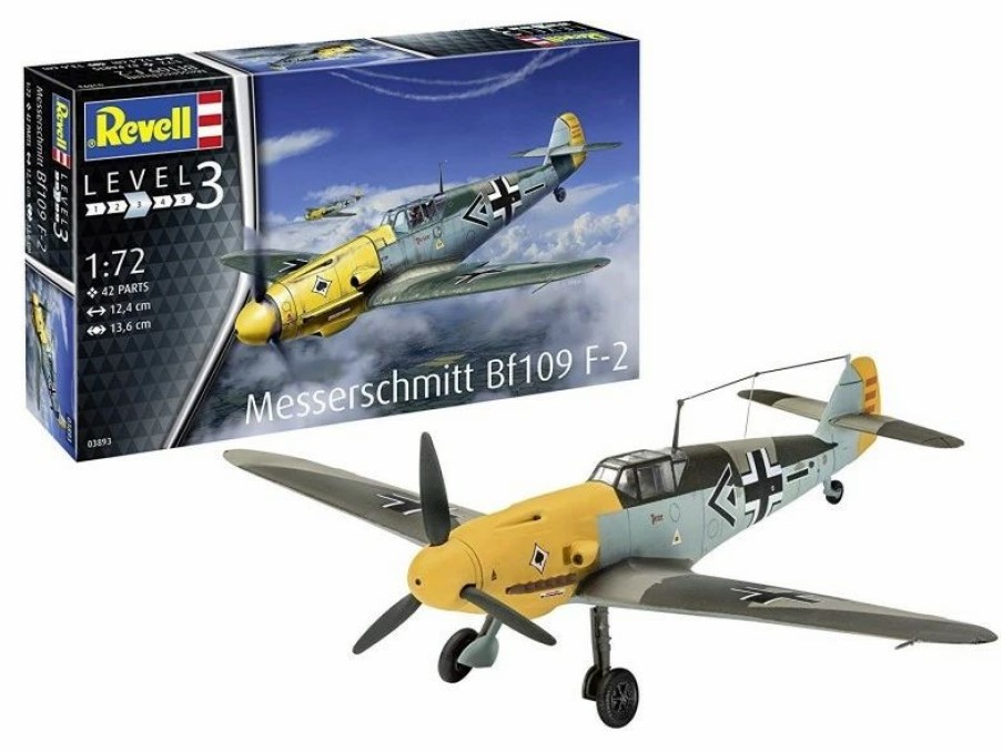 Plastic Aircraft Models * | Revell 1/72 Messerschmitt Bf 109 F-2 03893 Plastic Model Kit