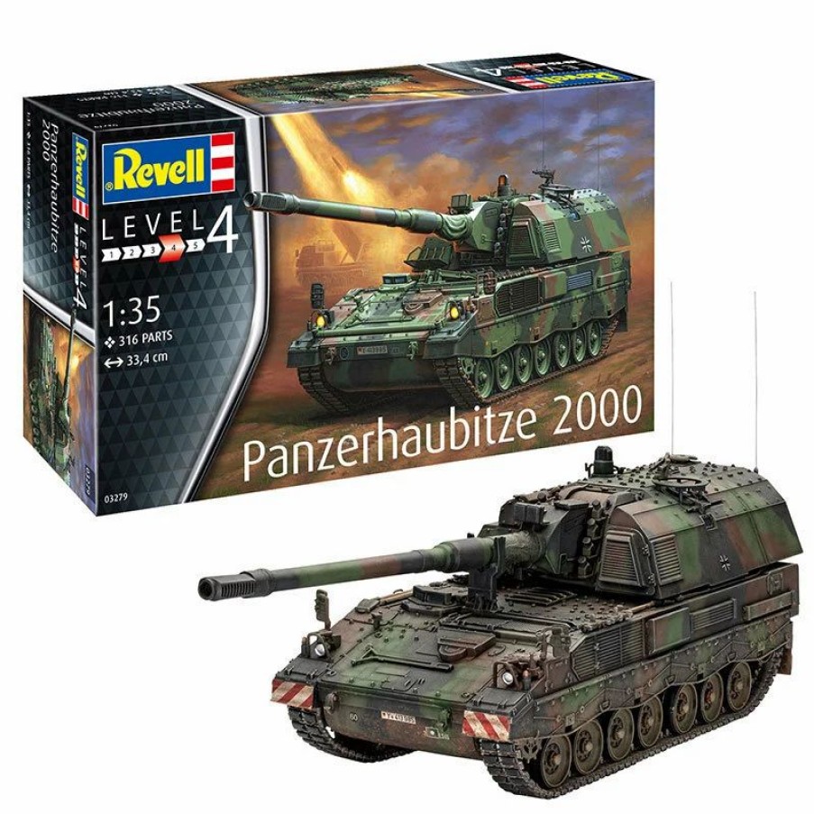 Plastic Military Land Kits * | Revell 1/35 Panzerhaubitze 2000 03279 Plastic Model Kit