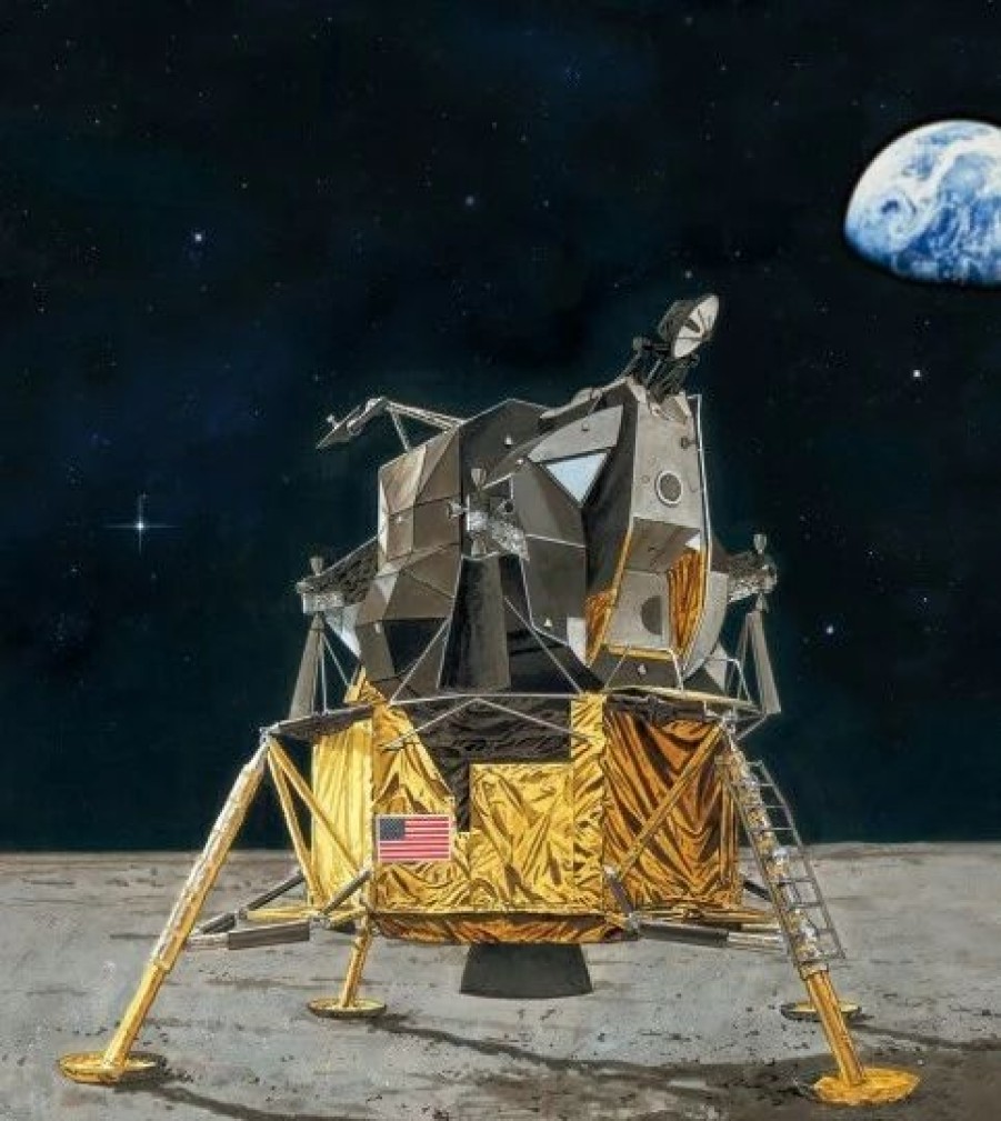 Space, Sci Fi, & Anime Plastic Models * | Revell 1/48 Lunar Module Eagle 03701 Plastic Model Kit