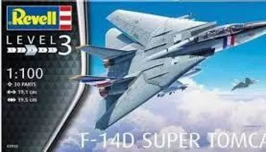 Plastic Aircraft Models * | Revell 1/100 F-14D Super Tomcat 03950 Plastic Model Kit