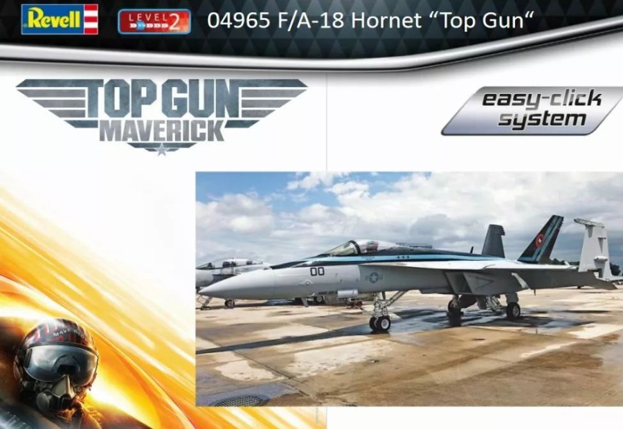 Plastic Aircraft Models * | Revell 1/72 F/A-18 Hornet "Top Gun" (Easyclick)