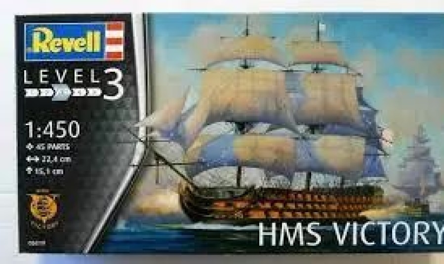 Plastic Ship Models * | Revell 1/450 Victory 05819 Plastic Model Kit