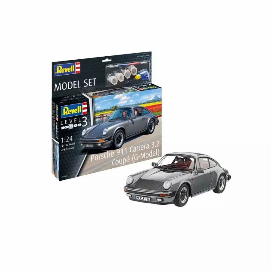 Plastic Civilian Vehicles * | Revell 1/24 Porsche 911 Carrera 3.2 Coupe (G-Model) Plastic Model Kit