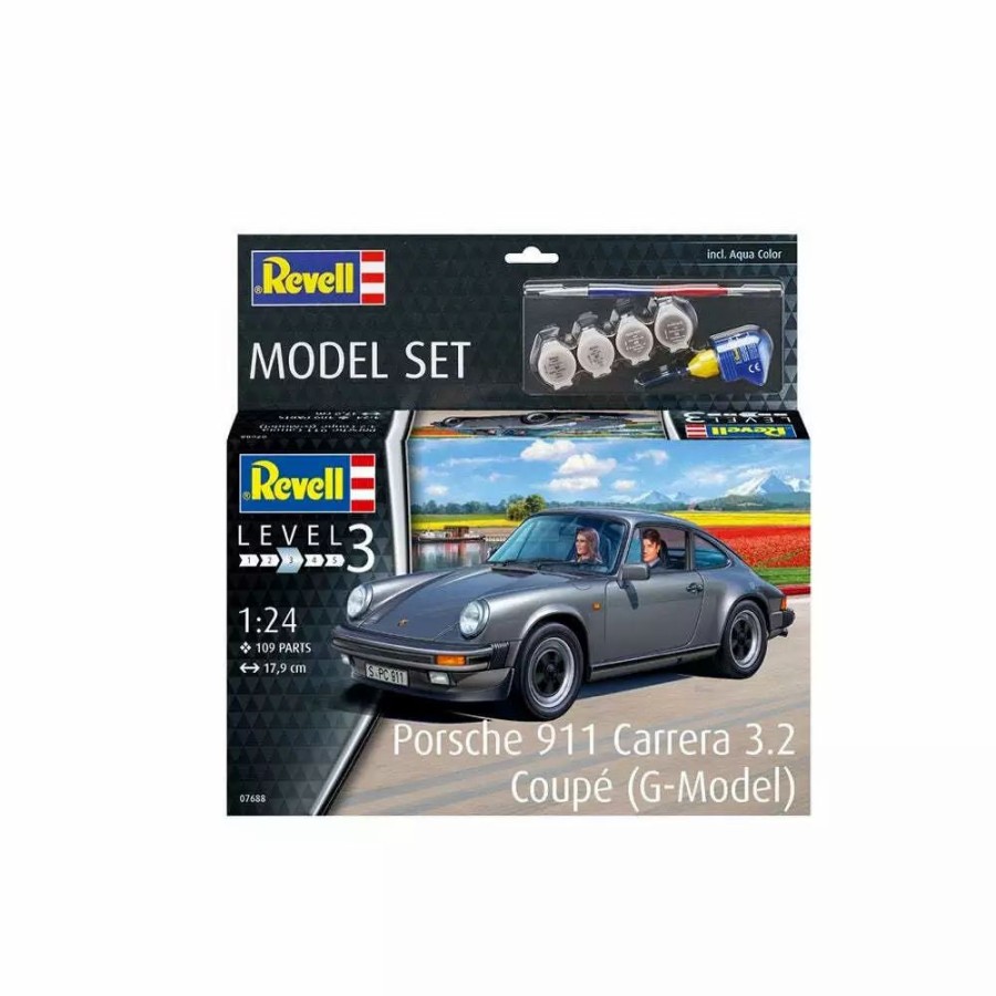 Plastic Civilian Vehicles * | Revell 1/24 Porsche 911 Carrera 3.2 Coupe (G-Model) Plastic Model Kit