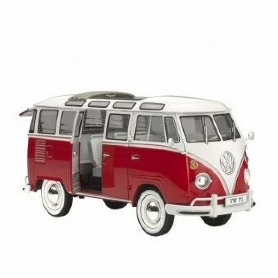 Plastic Civilian Vehicles * | Revell 1/24 Volkswagen T1 Samba Bus 07399 Plastic Model Kit