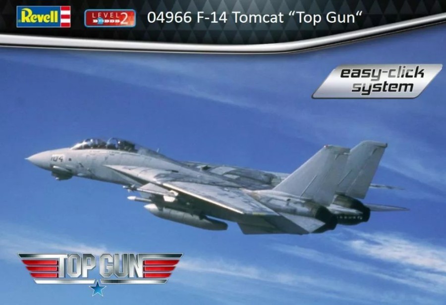 Plastic Aircraft Models * | Revell 1/72 F-14 Tomcat "Top Gun" (Easyclick)