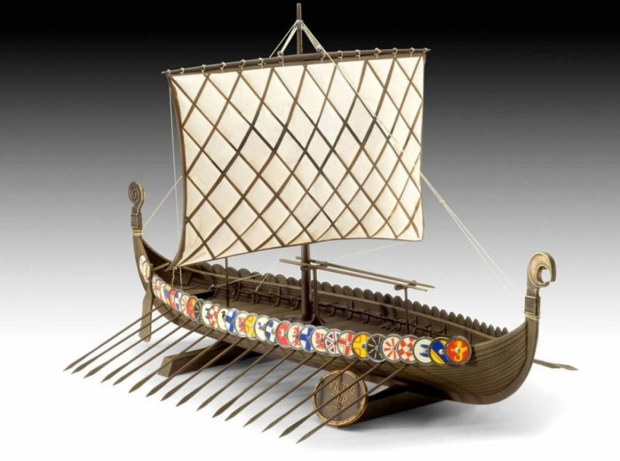 Plastic Ship Models * | Revell 1/50 Viking Ship Model Set 65403 Plastic Model Kit