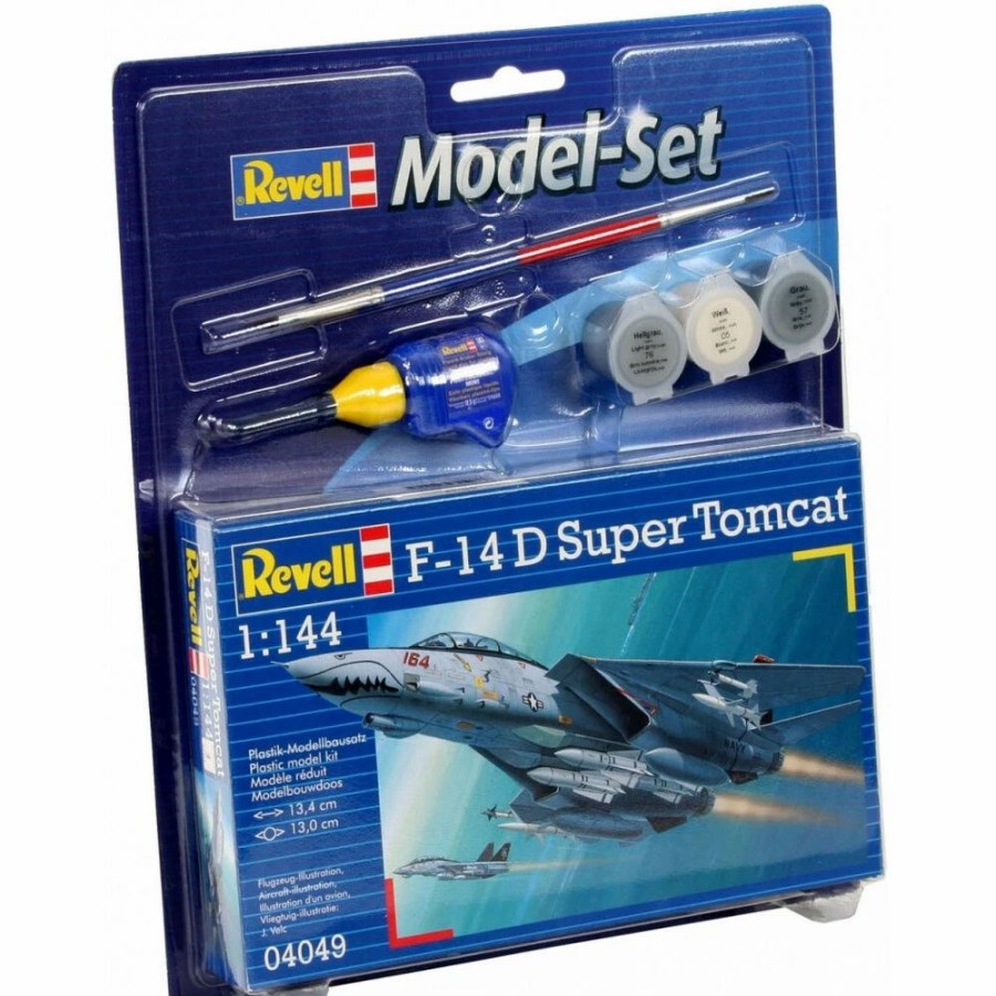 Plastic Aircraft Models * | Revell 1/144 Model Set F-14D Super Tomcat 64049 Plastic Model Kit