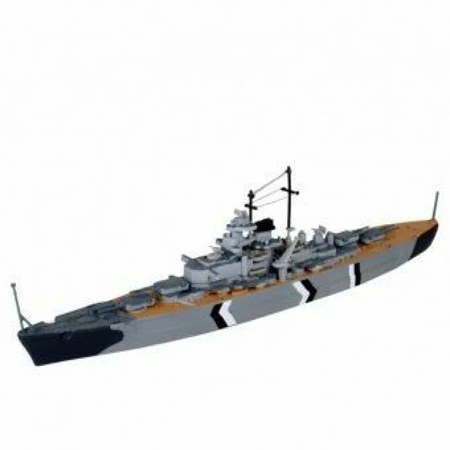 Plastic Ship Models * | Revell 1/1200 Bismarck 05802 Plastic Model Kit