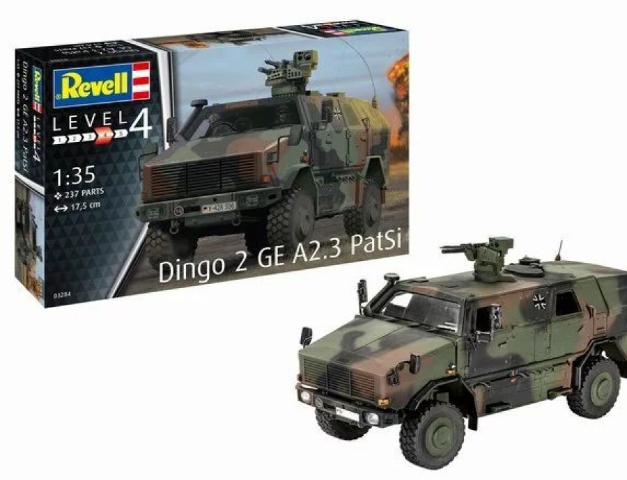 Plastic Military Land Kits * | Revell 1/35 Dingo 2 Ge A2.3 Patsi 03284 Plastic Model Kit