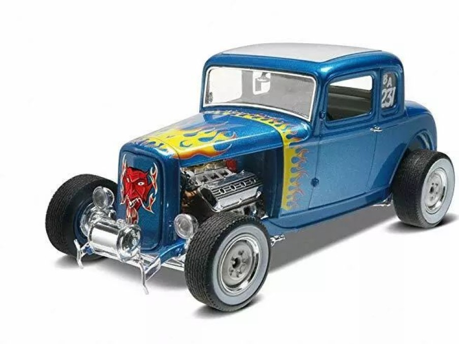 Plastic Civilian Vehicles * | Revell 1/25 '32 Ford 5 Window Coupe 14228 Plastic Model Kit