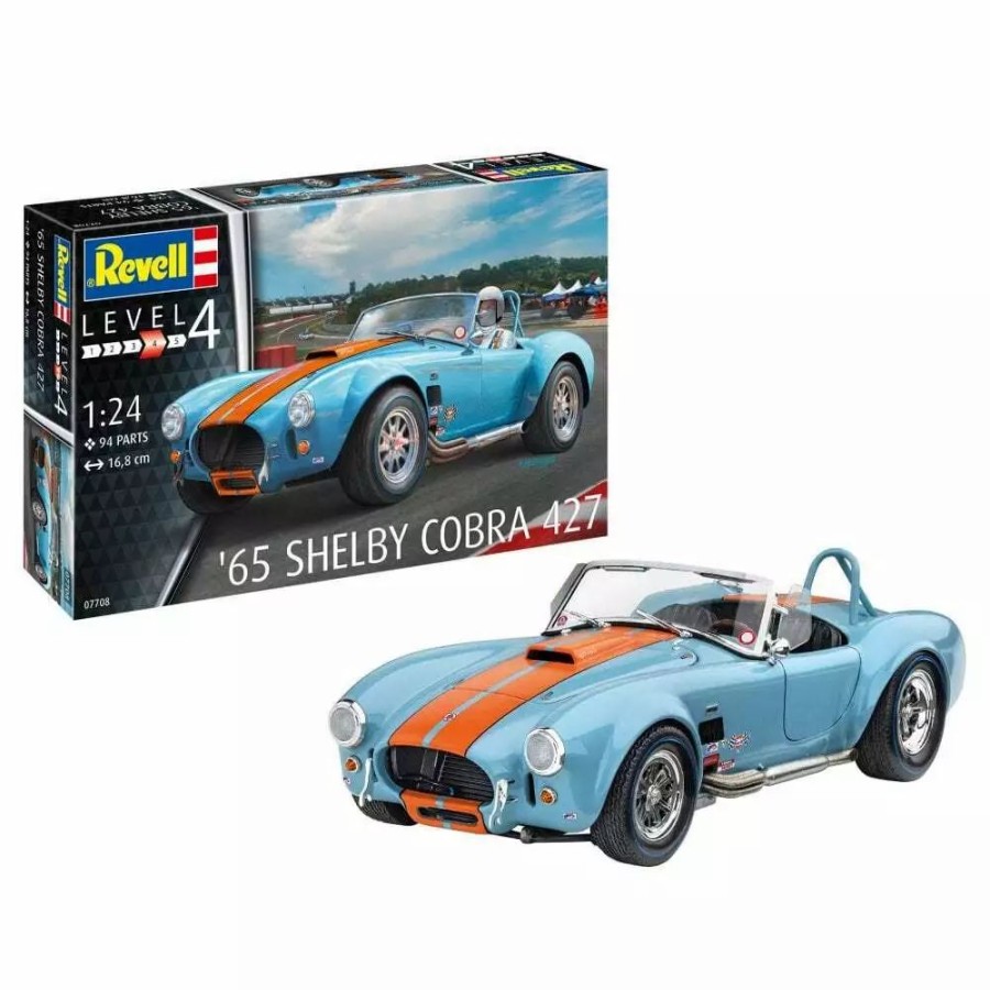 Plastic Civilian Vehicles * | Revell 1/24 '65 Shelby Cobra 427 Plastic Model Kit 07708