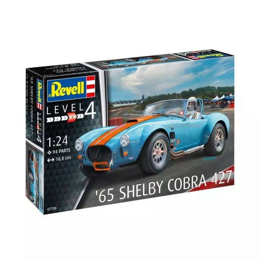 Plastic Civilian Vehicles * | Revell 1/24 '65 Shelby Cobra 427 Plastic Model Kit 07708