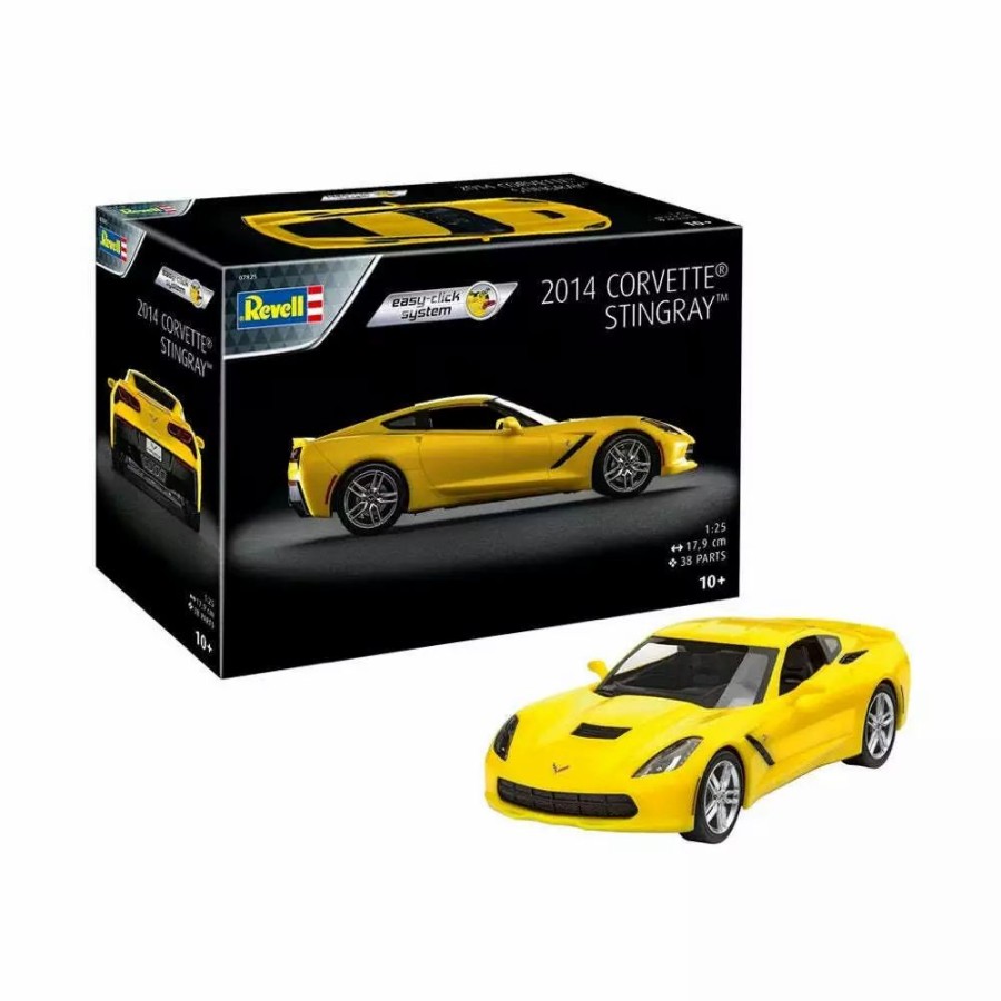 Plastic Civilian Vehicles * | Revell 1/25 2014 Corvette Stingray Plastic Model Kit 07825