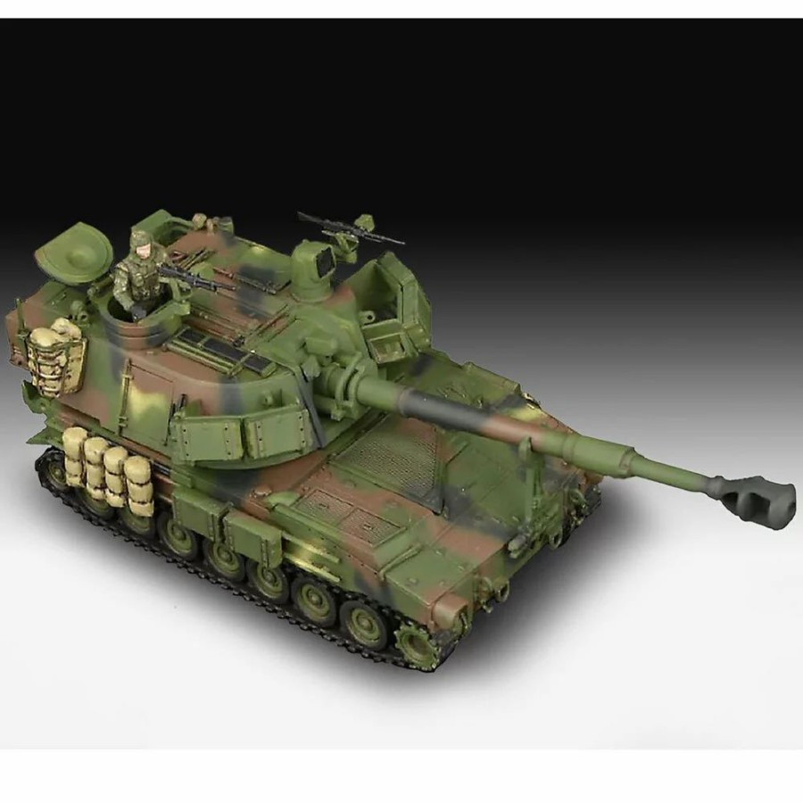 Plastic Military Land Kits * | Revell 1/72 M109A6 Paladin Tank Kit