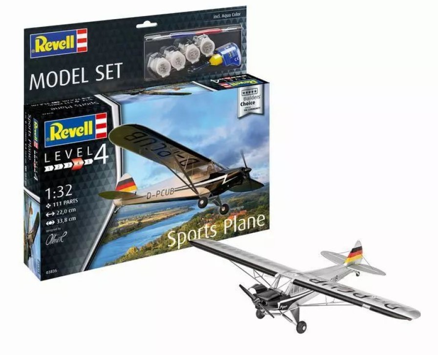 Plastic Aircraft Models * | Revell 1/32 Sports Plane "Builders Choice" Model Set 63835 Plastic Model Kit