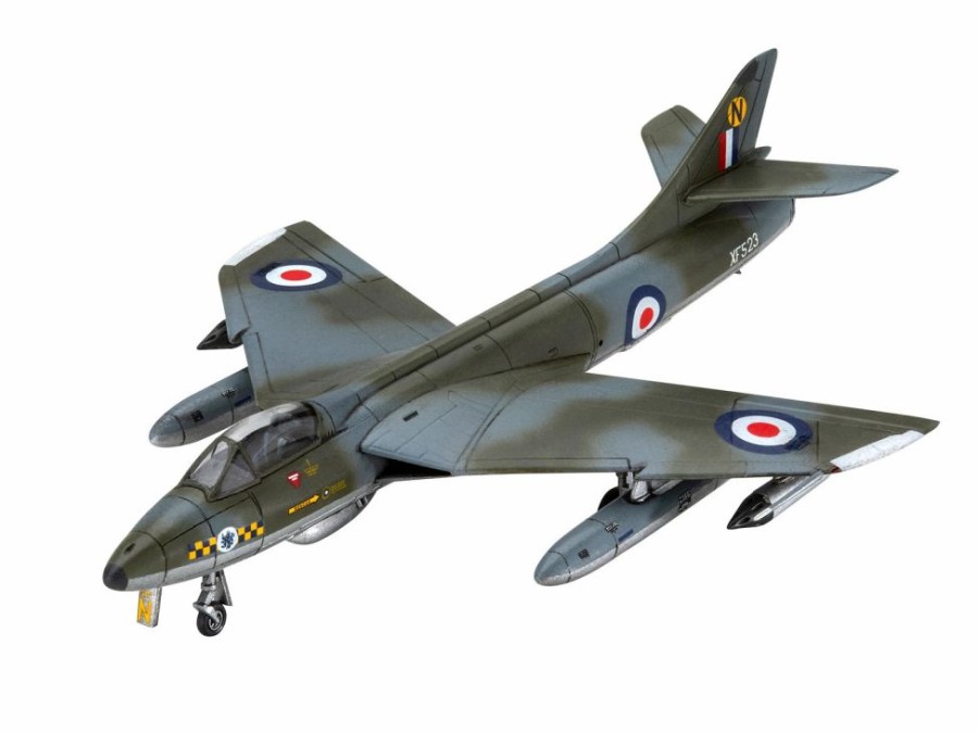 Plastic Aircraft Models * | Revell 1/144 Hawker Hunter Fga.9 Plastic Model Kit 63833