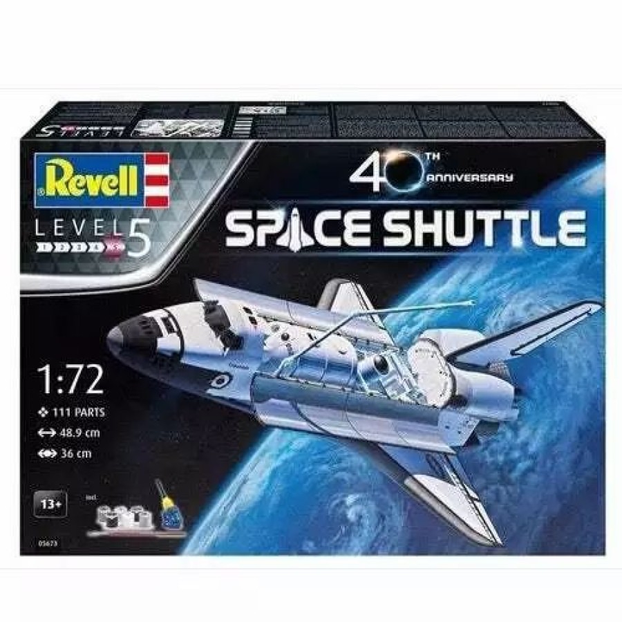 Space, Sci Fi, & Anime Plastic Models * | Revell 1/72 Space Shuttle 40Th Anniversary Plastic Model Kit