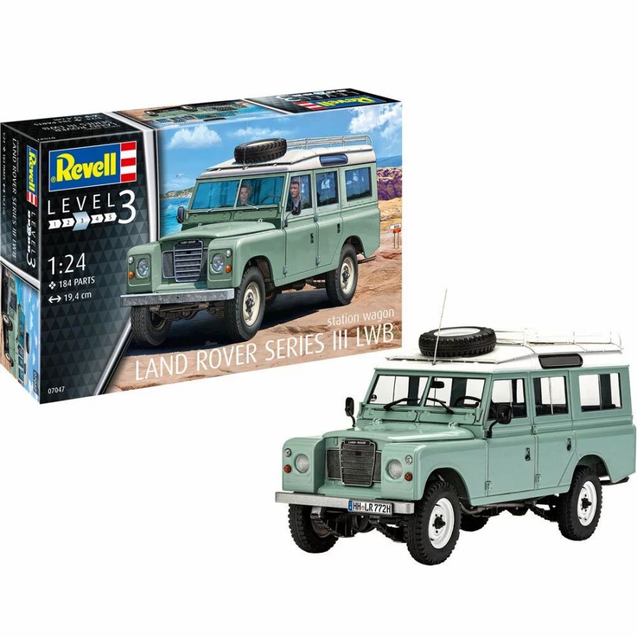 Plastic Civilian Vehicles * | Revell 1/24 Land Rover Series Iii 07047 Plastic Model Kit