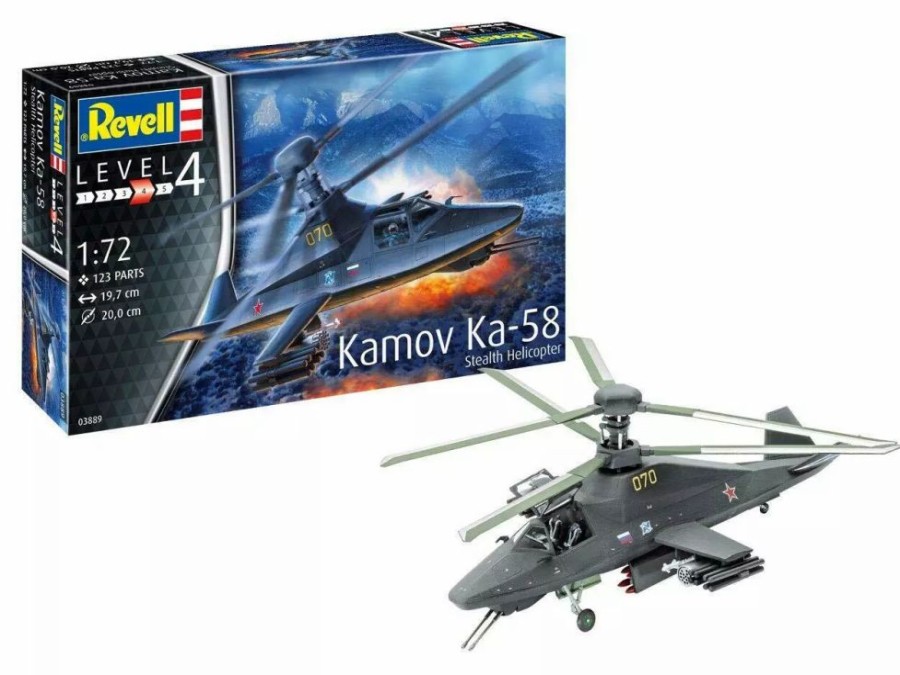 Plastic Aircraft Models * | Revell 1/72 Kamov Ka-58 Stealth 03889 Plastic Model Kit