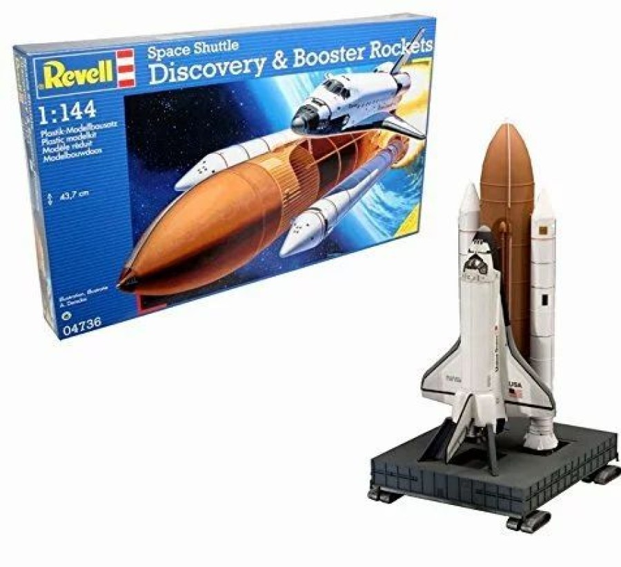 Space, Sci Fi, & Anime Plastic Models * | Revell 1/144 Space Shuttle Discovery & Booster 04736 Plastic Model Kit