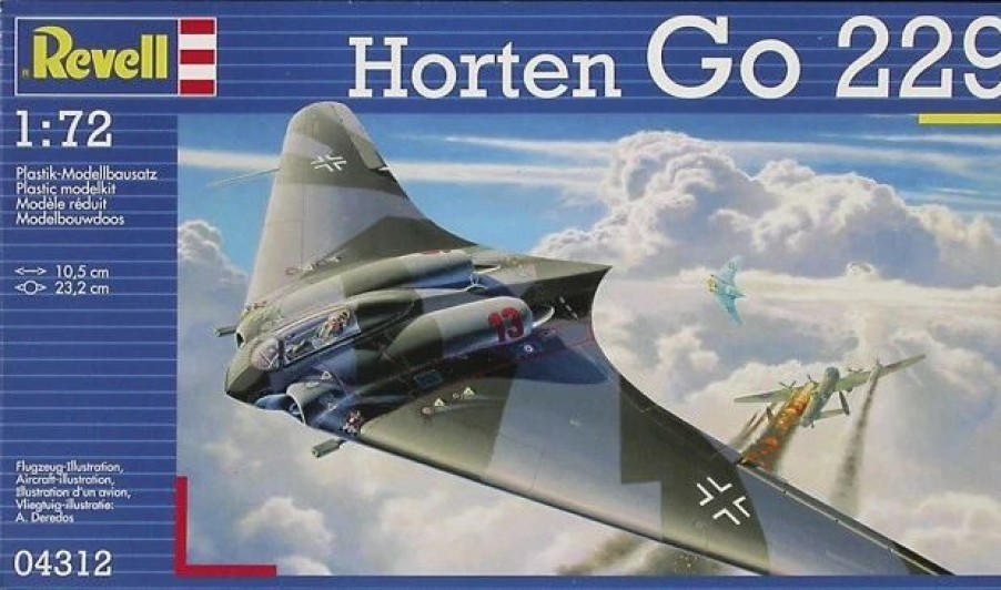 Plastic Aircraft Models * | Revell 1/72 Horten Go 229 04312 Plastic Model Kit