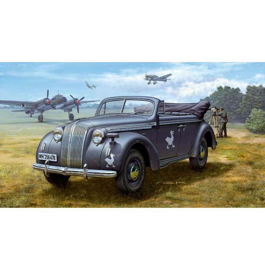 Plastic Military Land Kits * | Revell 1/35 German Staff Car Admiral Cabriolet 03099 Plastic Model Kit