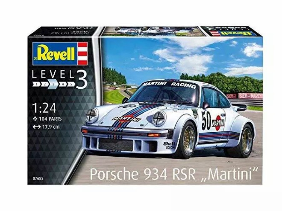 Plastic Civilian Vehicles * | Revell 1/24 Model Set Porsche 934 Rsr "Martini" 67685 Plastic Model Kit