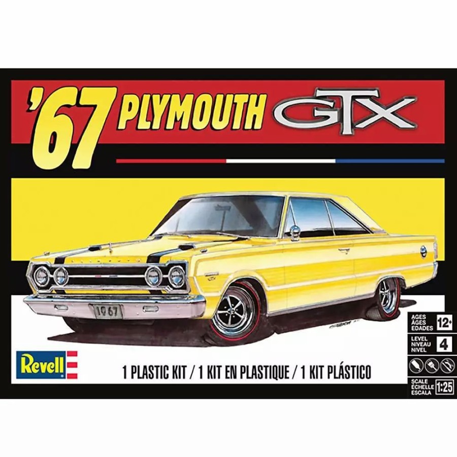 Plastic Civilian Vehicles * | Revell 1/25 1967 Plymouth Gtx 04481 Plastic Model Kit