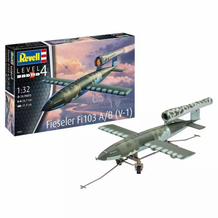 Plastic Aircraft Models * | Revell 1/32 Fieseler Fi103 V-1 Model Set 63861 Plastic Model Kit