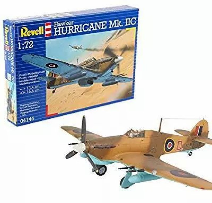 Plastic Aircraft Models * | Revell 1/72 Hawker Hurricane Mk. Ii 04144 Plastic Model Kit