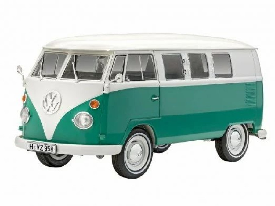 Plastic Civilian Vehicles * | Revell 1/24 Vw T1 Bus Plastic Model Kit