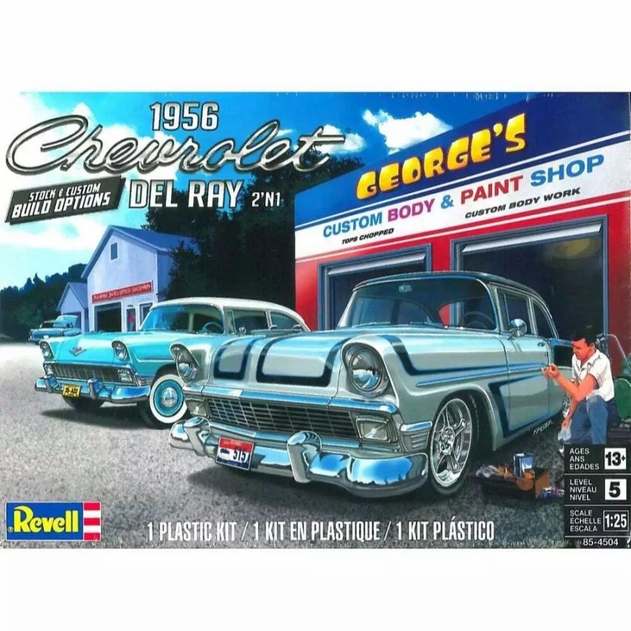 Plastic Civilian Vehicles * | Revell 1/25 '56 Chevy Del Ray Plastic Model Kit