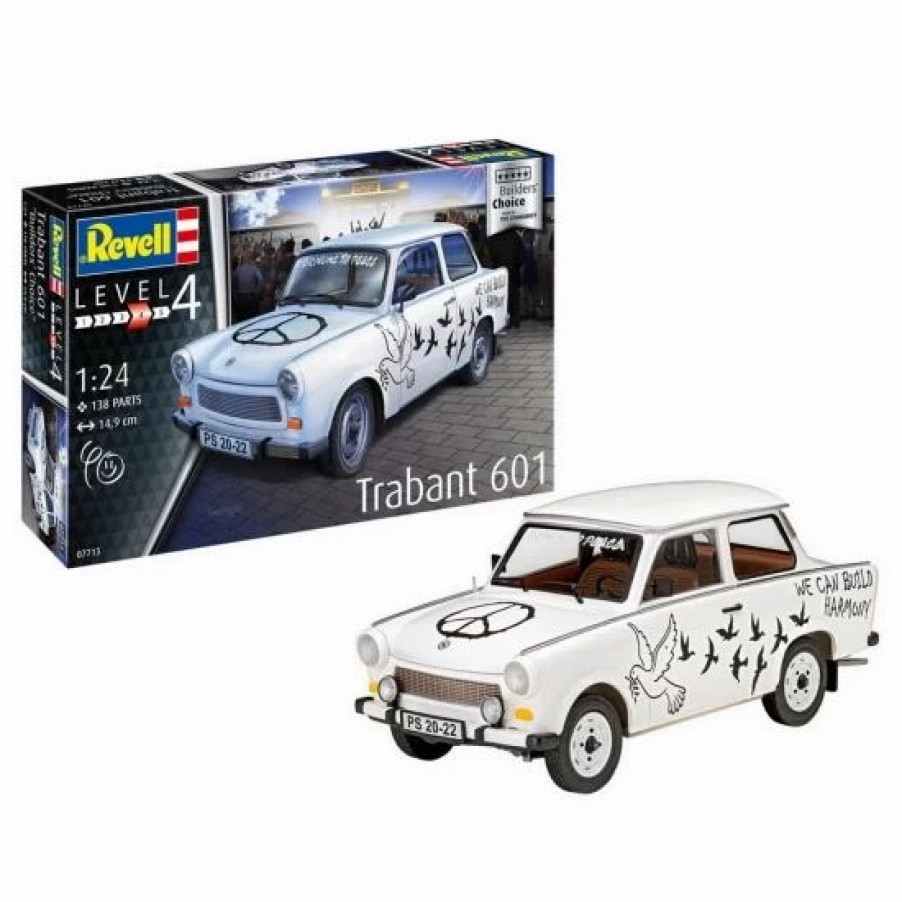 Plastic Civilian Vehicles * | Revell 1/24 Trabant 601S "Builder'S Choice" Plastic Model Kit