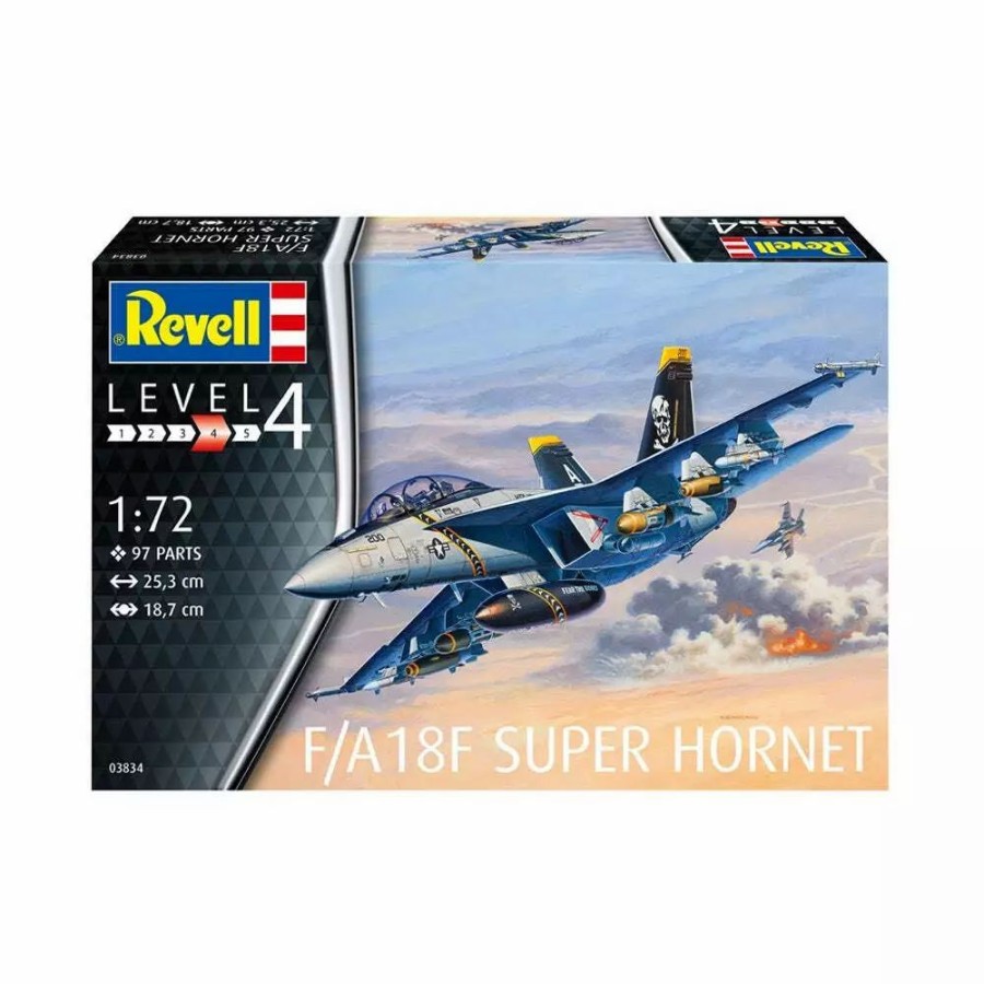 Plastic Aircraft Models * | Revell 1/72 F/A-18F Super Hornet Plastic Model Kit