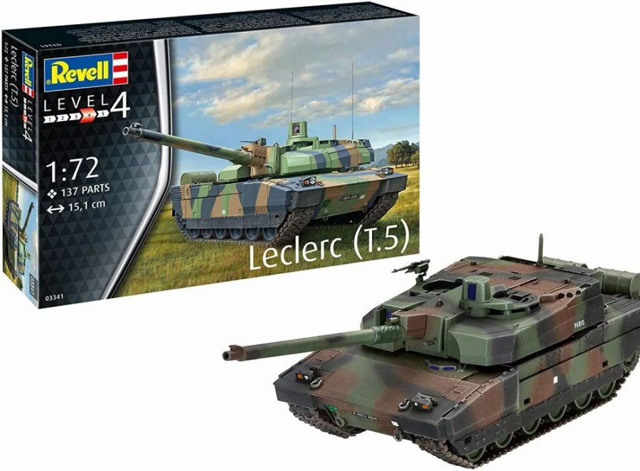 Plastic Military Land Kits * | Revell 1/72 Leclerc T5 Plastic Model Kit 03341