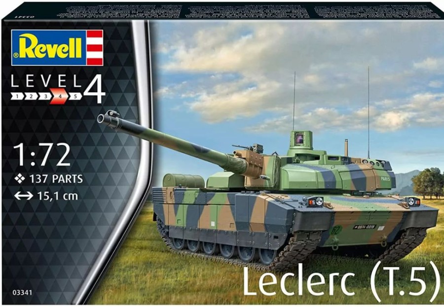 Plastic Military Land Kits * | Revell 1/72 Leclerc T5 Plastic Model Kit 03341