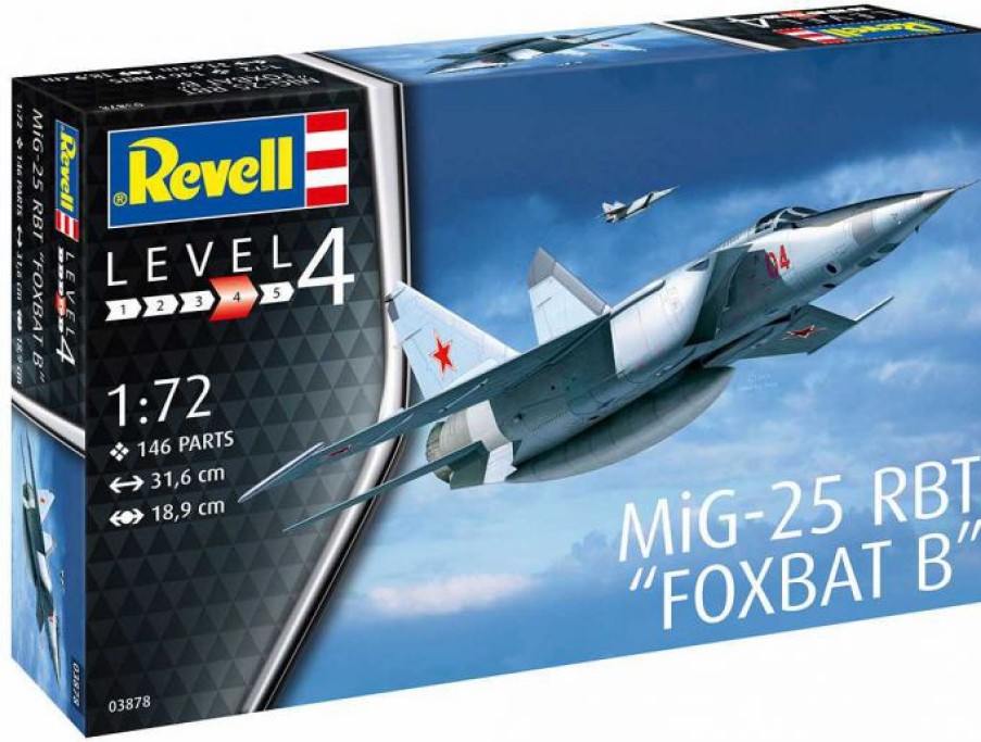 Plastic Aircraft Models * | Revell 1/72 Mig-25 Rbt 03878 Plastic Model Kit