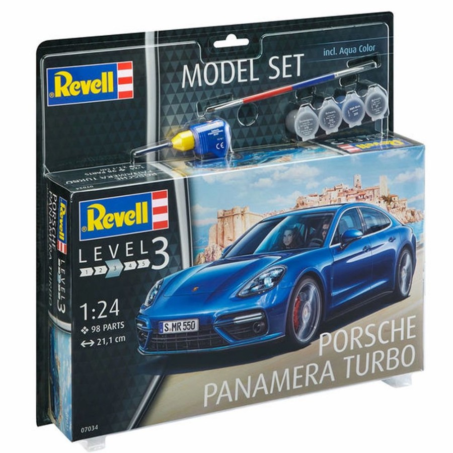 Plastic Civilian Vehicles * | Revell 1/24 Model Set Porsche Panamera 67034 Plastic Model Kit