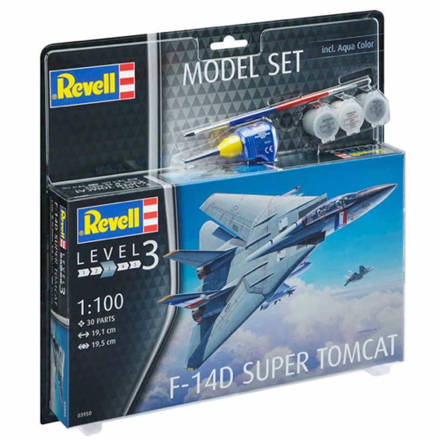 Plastic Aircraft Models * | Revell 1/100 Model Set F-14D Super Tomcat 63950 Plastic Model Kit