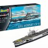 Plastic Ship Models * | Revell 1/1200 Uss Hornet 05823 Plastic Model Kit