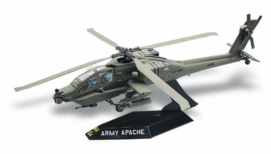 Plastic Aircraft Models * | Revell 1/72 Ah-64 Apache Helicopter 11183 Plastic Model Kit