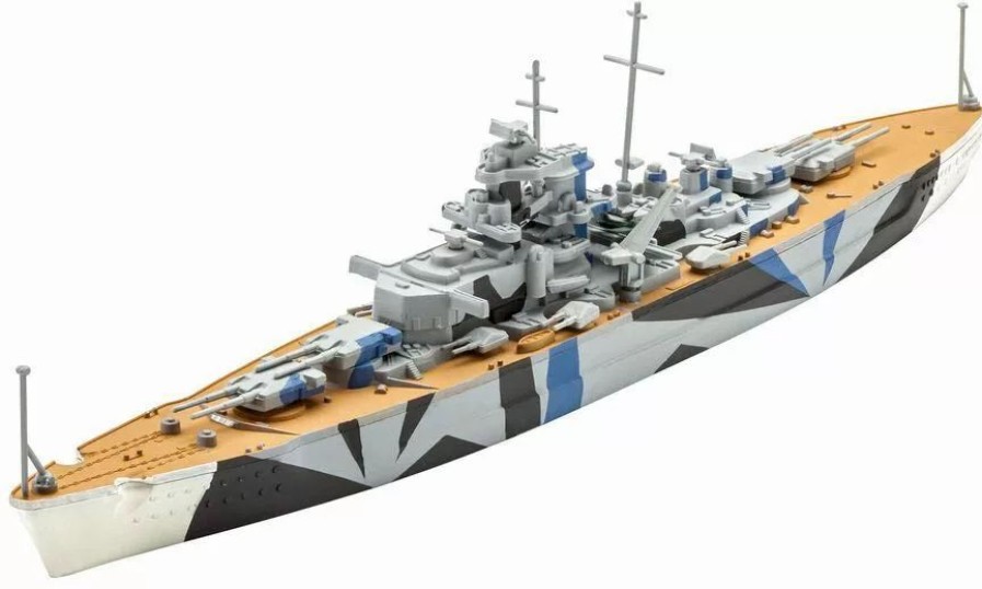 Plastic Ship Models * | Revell 1/1200 Tirpitz 05822 Plastic Model Kit