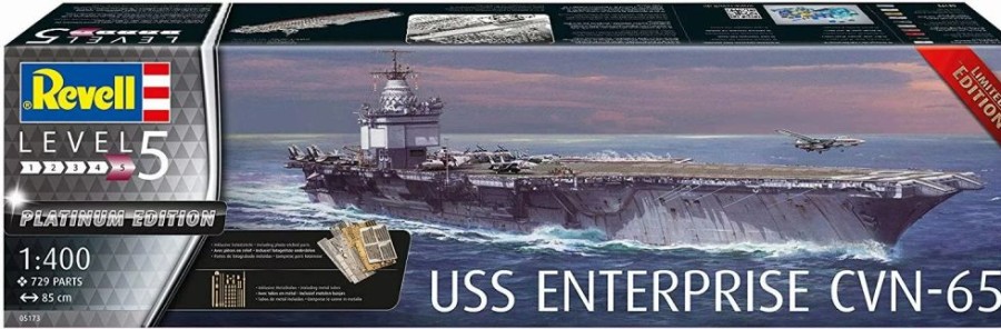 Plastic Ship Models * | Revell 1/400 Uss Enterprise Cvn-65