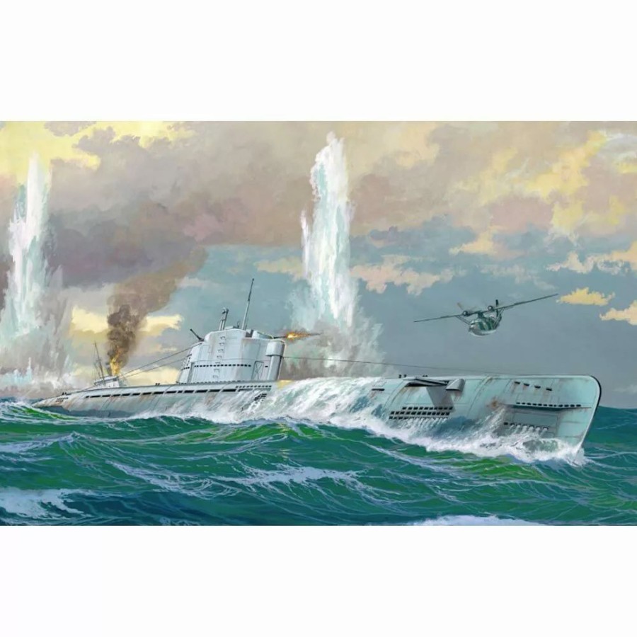 Plastic Ship Models * | Revell 1/144 German Submarine Type Xxi Plastic Model Kit