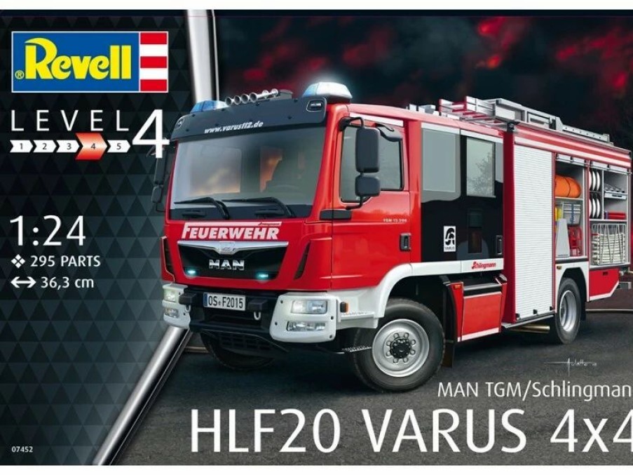 Plastic Civilian Vehicles * | Revell 1/24 Schlingmann Hlf 20 (Man Tgm Euro 6) 07452 Plastic Model Kit